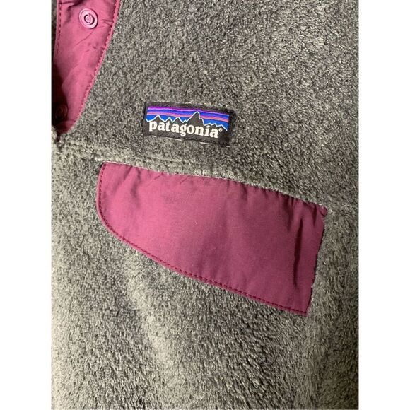 Patagonia Re-Tool Snap-T Fleece Pullover gray women's size large 25443 - Picture 3 of 6